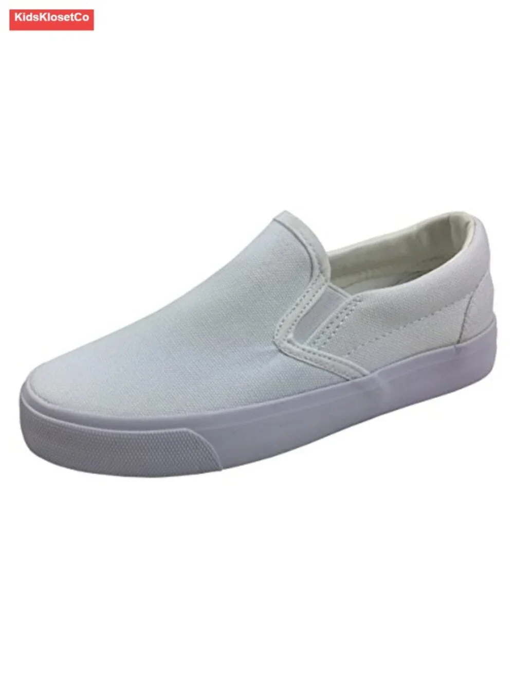 Kids Canvas Slip On Sneakers Athletic Tennis Shoes